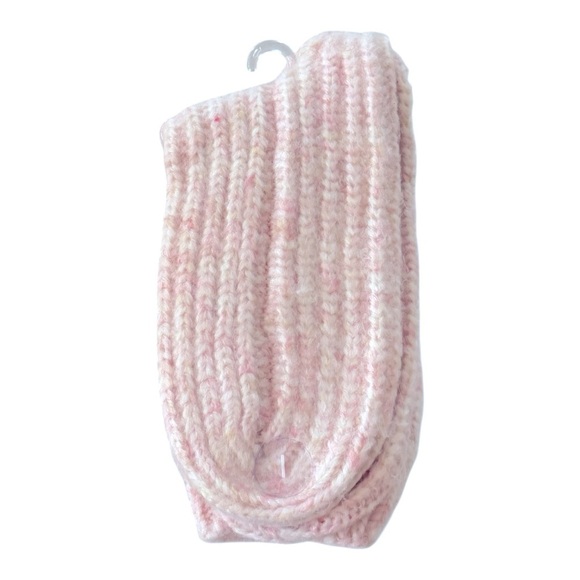 LEMON Chunky Knit Sweater Socks Pink & Mint One Size NEW - Picture 5 of 8